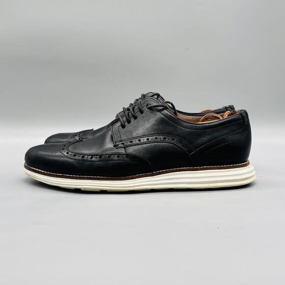Cole Haan Shoes Mens 8.5 Black Leather Wingtip Derby Oxford Dress Sneakers main image 10